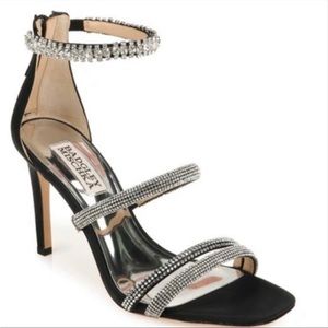 Badgley Mischka  Zulema Strappy Embellished Heels